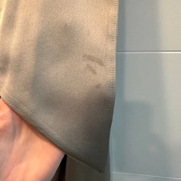 Show Me Your Mumu Adele Halter Maxi Dress Moss Green Luxe Satin Wedding Chic S - Picture 15 of 16